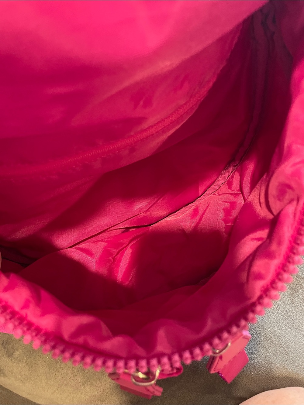 Hot Pink Women's Crossbody Bum Bag- Iris & Rainbow - Picture 3 of 6